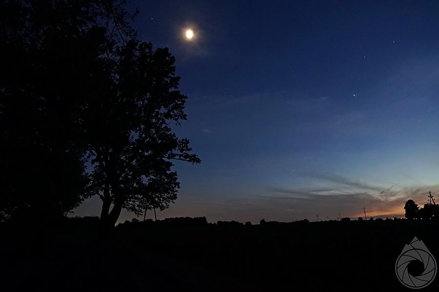 koniec dnia pod Żorami