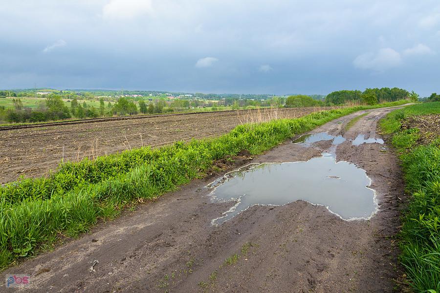 Piekary Śląskie - dzielnica Kamień i widok w kierunku Wojkowic