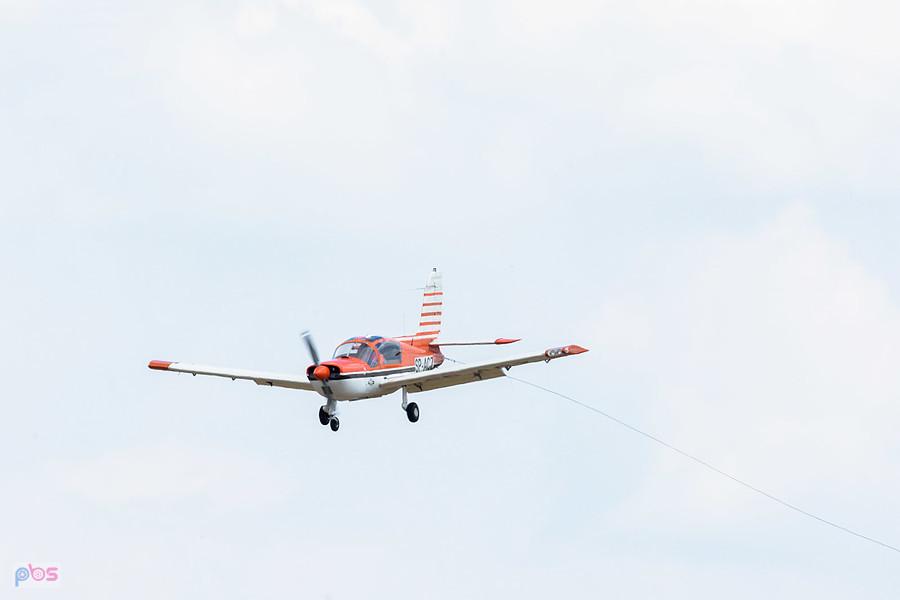 Leci mój pierwszy obiekt testowy...leciał w zasadzie drugi raz, ale pierwsza seria ujęć nie wyszła - Socata RALLYE 235 E #SP-ACZ