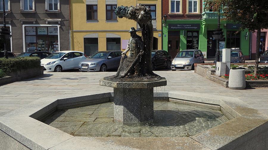 Fontanna na międzychodzkim rynku