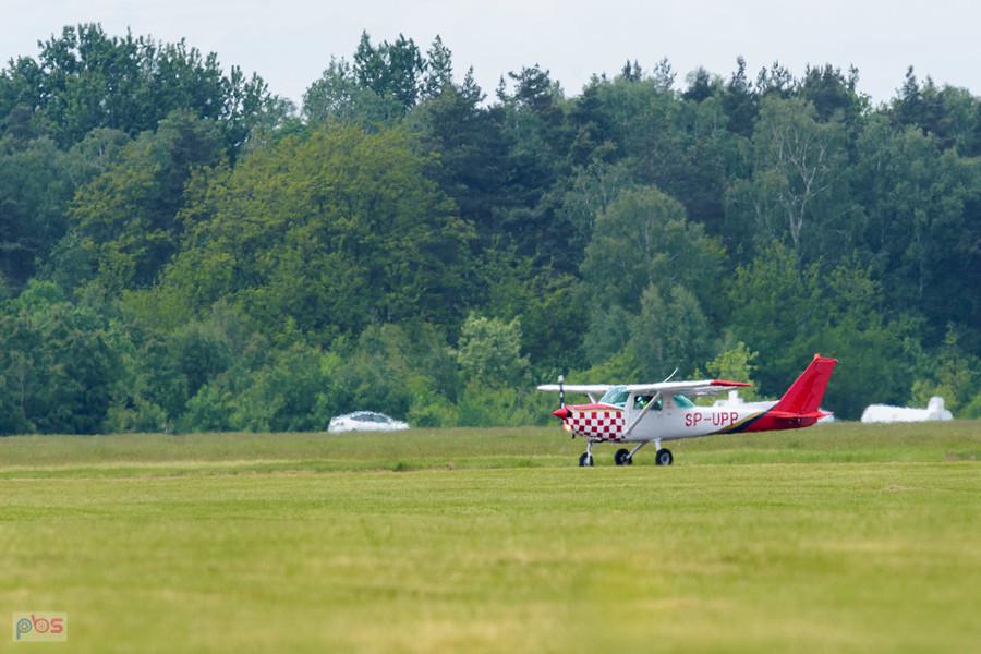 Cessna F152 Aerobat #SP-UPP z 1983 roku - szykuje się do startu