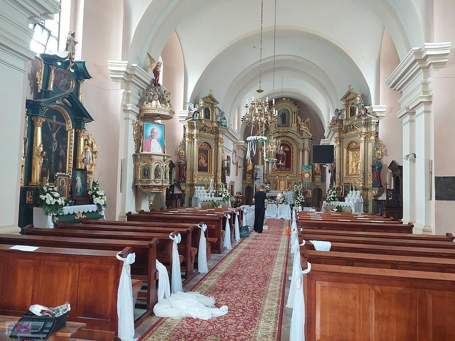Wnętrze kościoła pw. św. Małgorzaty w Pierzchnicy