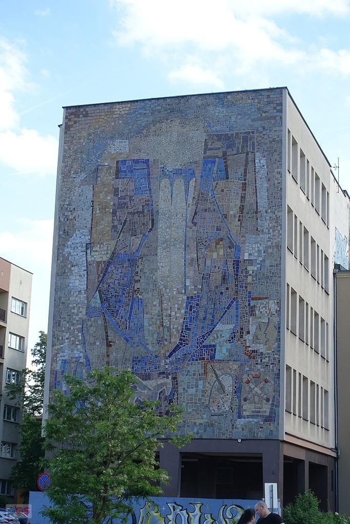 mozaika na ul. Moniuszki