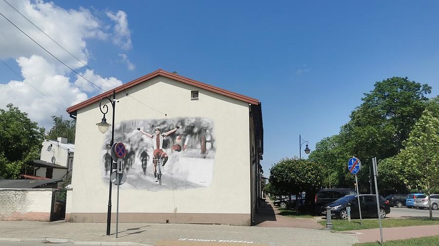 Kolarski mural, wiadomo gdzie