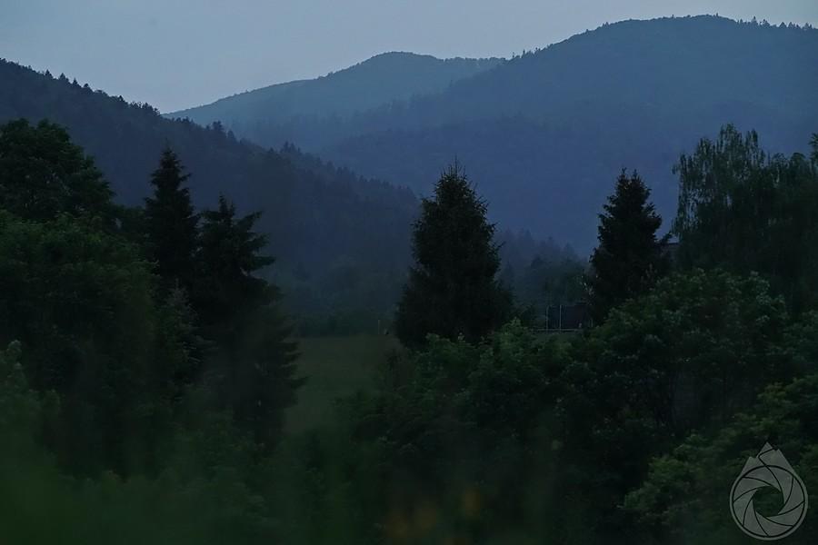 koniec dnia nad Dołżycą i Krzywem