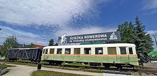 Ścieżka rowerowa im. R. Szurkowskiego trasą dawnej kolejki wąskotorowej