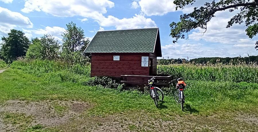 Czatownia nad stawem Czarny Las