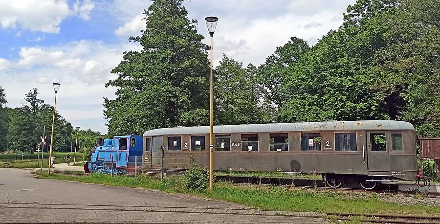 Zabytkowa kolejka wąskotorowa w Krośnicach