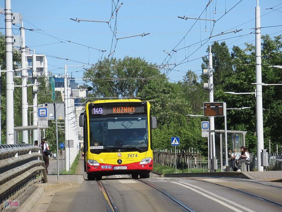 Mercedes O530 C2 #7474 na ul. Marchijskiej