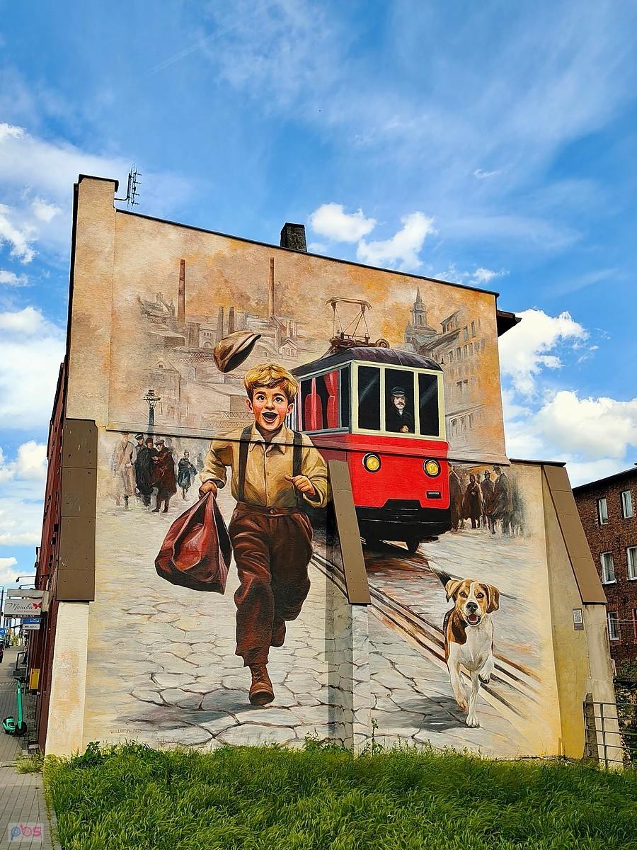 Chłopiec i tramwaj