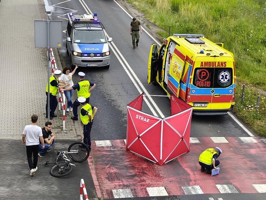 Śmiertelny wypadek na Drodze Dębińskiej