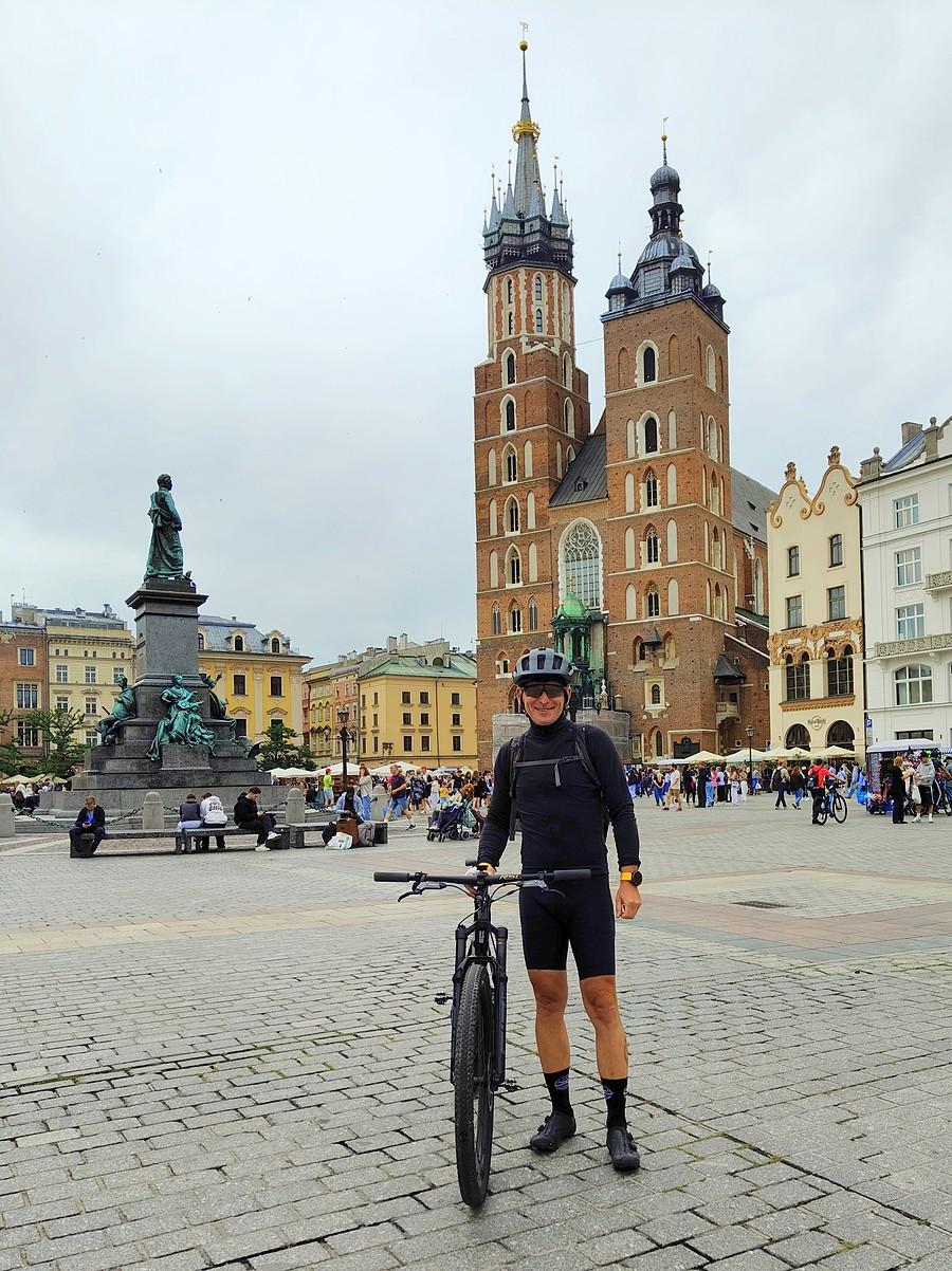 Rynek w Krakowie.