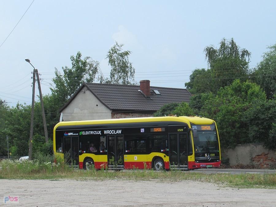 Mercedes e Citaro #6509 na ul. Jerzmanowskiej