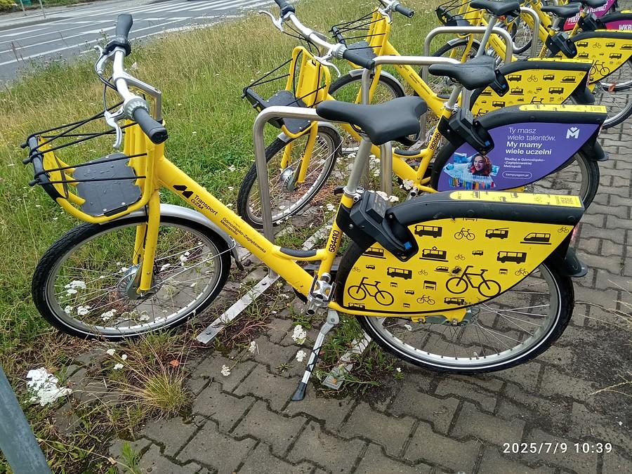 w Tychach skorzystałem z Metroroweru