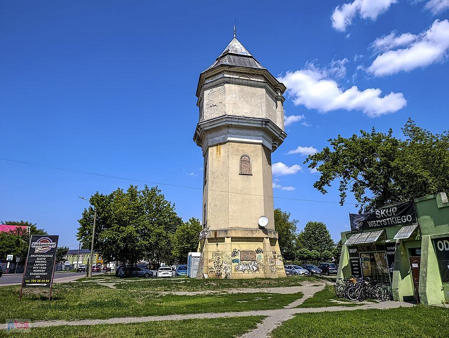 Kolejowa wieża ciśnień w Otwocku