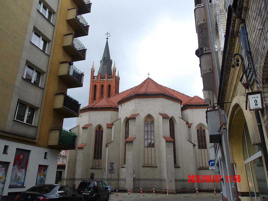 absyda kościoła pod wezwaniem Wniebowzięcia Najświętszej Maryi Panny w Bytomiu