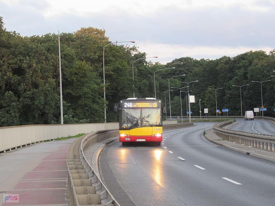 Solaris Urbino 12 #5404 na Moście Milenijnym
