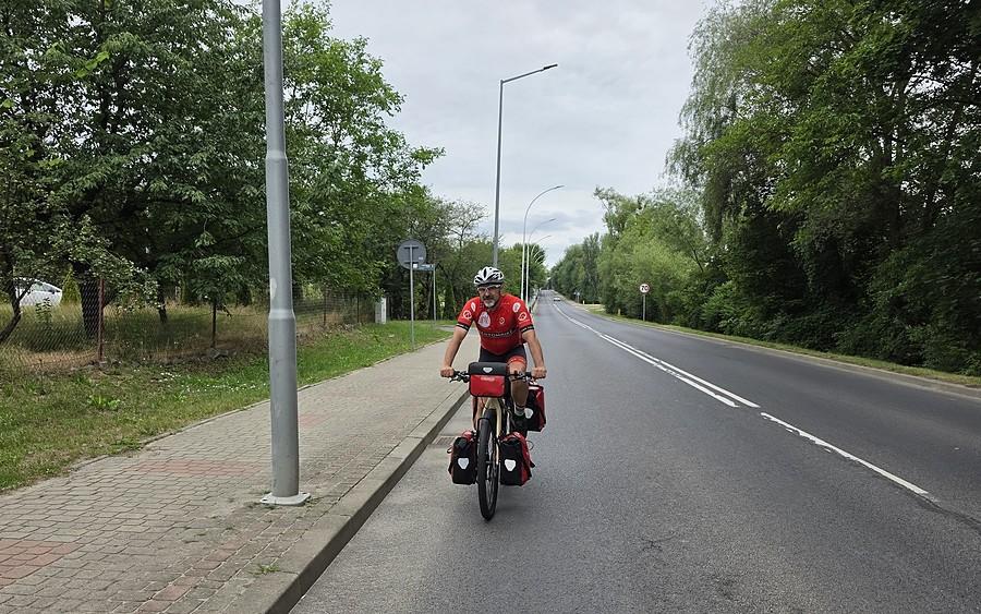 Jazda dalej, na właściwą trasę, w stronę Bieszczad