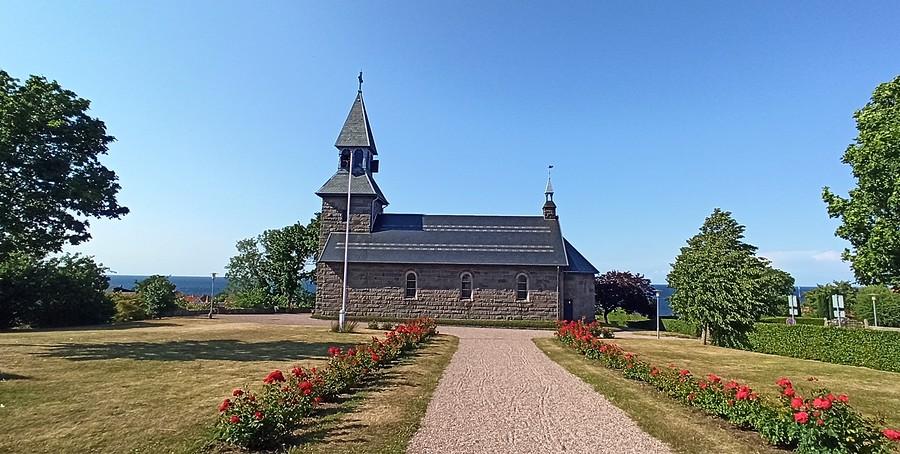 Kościół w Gudhjem na Bornholmie