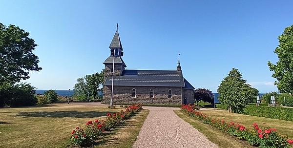 Kościół w Gudhjem na Bornholmie
