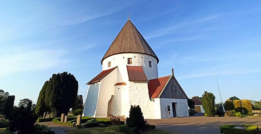 Olskirke. Kościół rotunda w Olsker, XII w.