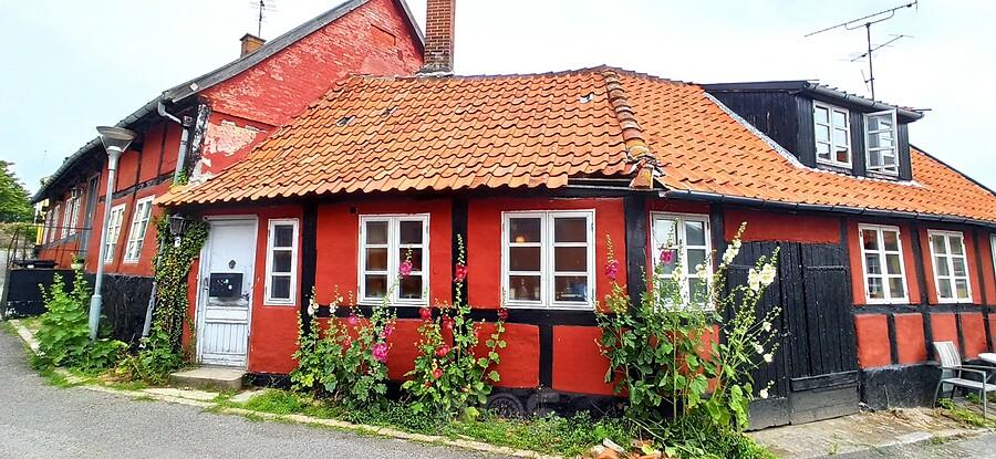 Bornholm. Domki w Allinge