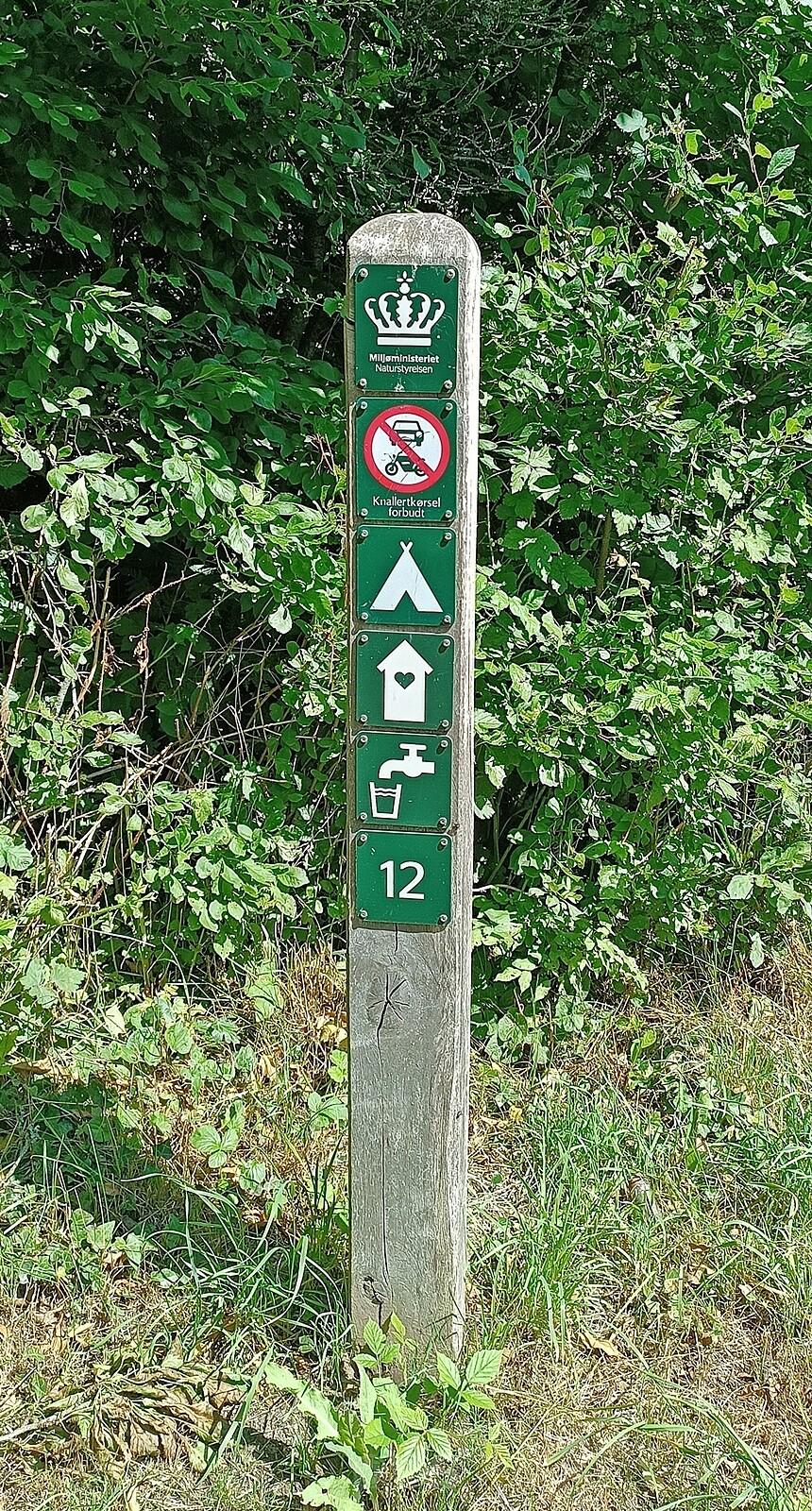 Tablice informacyjne na Bornholmie