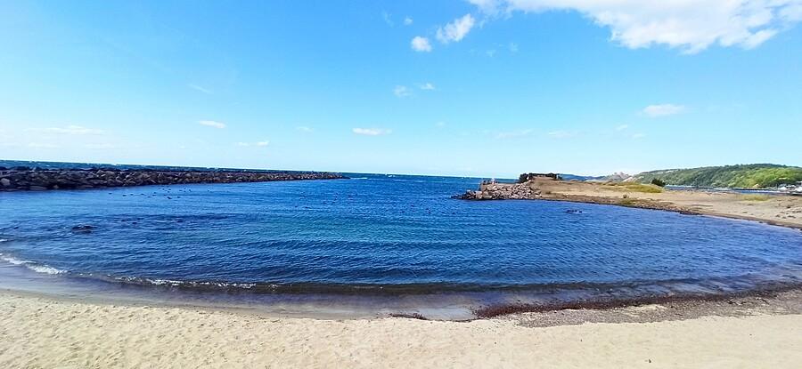 Plaża w Vang na Bornholmie