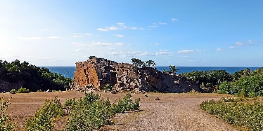Bornholm. Okolice Vang