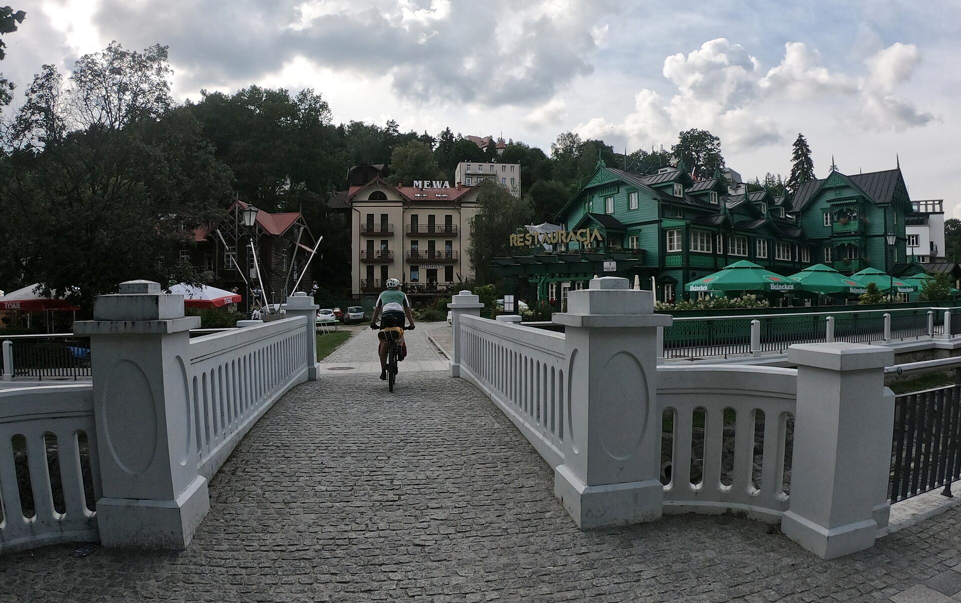 Przejazd przez Krynicę-Zdrój