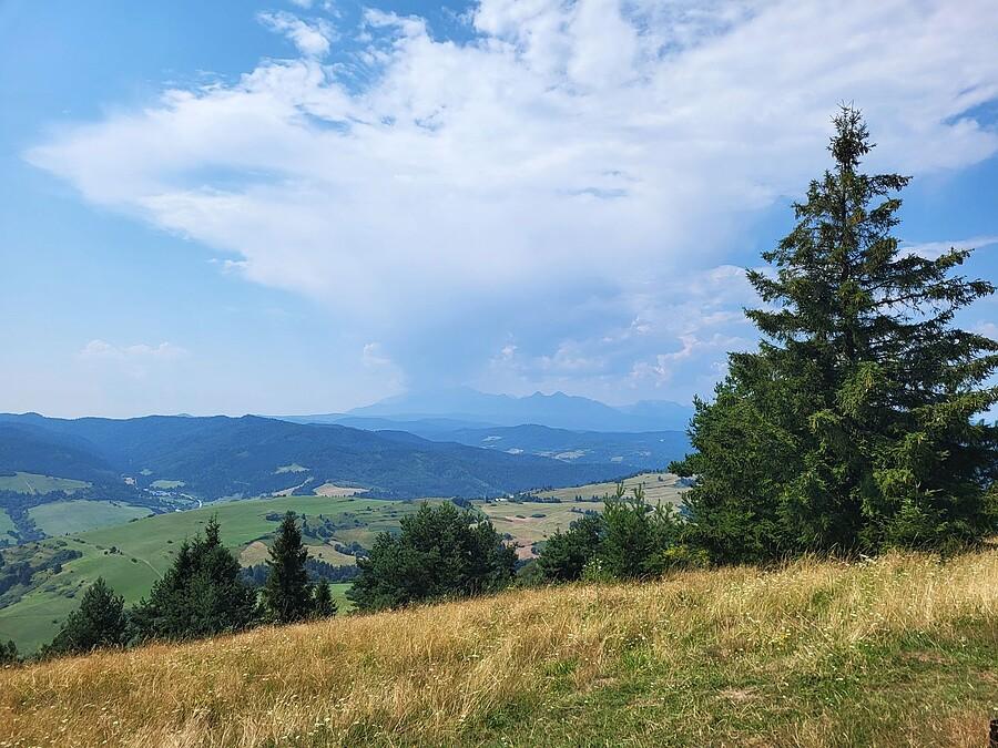 Tatry z Wysokiego Wierchu