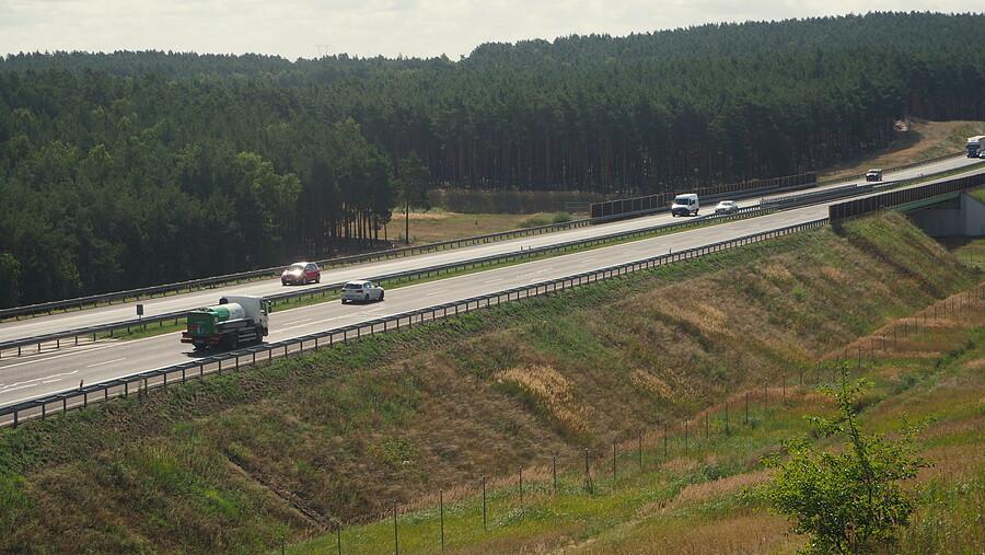 Widok na drogę