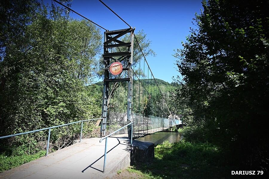 Wiszący most w Oravskim Podzamku, Słowacja